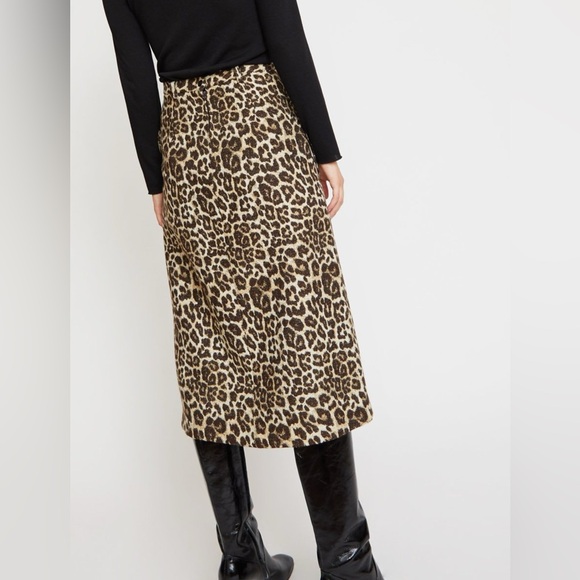 No 6 Sylvia skirt leopard - Picture 5 of 7